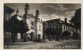 Zólyom, Zvolen; zidovsky kostol / synagogue