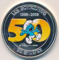 Belgium 2008. 5€ Ag "50 éves a Hupikék törpikék" T:PP
Belgium 2008. 5 Euro Ag &q...