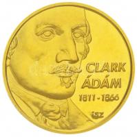 2011. 5000Ft Au Clark Ádám (0.5g/0.999/11mm) T:P Hungary 2011. 5000 Forint Au Ádám Clark (0.5g/0.999/11mm) C:P
