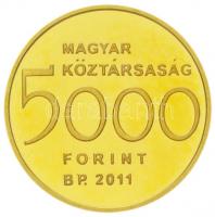 2011. 5000Ft Au "Clark Ádám" (0.5g/0.999/11mm) T:P
Hungary 2011. 5000 Forint Au "Ádám...