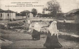 Florina, Armée d'Orient, Turkish women at Sukuleva river