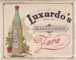 1898 Luxardo`s litho számolócédula