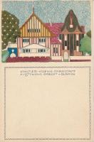 1904 Darmstadt, Ausstellung, Künstler Kolonie / Expo, Olbrich's building