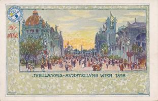 1898 Jubiläums Ausstellung, Wien, Süd Avenue, Philipp & Kramer Nr. 33. / Vienna Expo