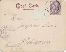 1898 London fire engine, minicard s: Jess G. (?) (11.5 × 9 cm)