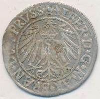 Poroszország / német fennhatóság 1541. 1Gr Ag Brandenburgi Albert (2.01g) T:2- Prussia / German reign 1541. 1 Groschen Ag Albrecht von Brandenburg (2.01g) C:VF