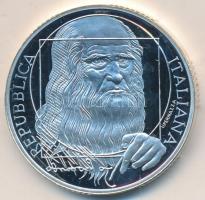 Olaszország 2006. 10€ Ag "Leonardo da Vinci" T:PP
Italy 2006. 10 Euro Ag "L...