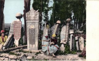 Turkish folklore, cemetery, Scutari (fl)