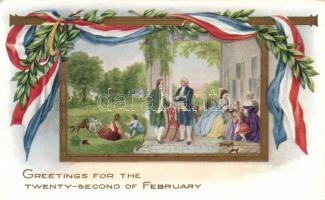 George Washington's birthday, Twenty-second of February Emb.