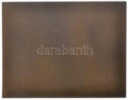 Madarassy Walter (1909-1994) 1973. "Budapest 1873-1973" Centenáriumi Br plakett eredeti da...