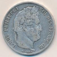 Franciaország 1835B 5Fr Ag "Lajos Fülöp" Rouen T:3
France 1835B 5 Francs Ag "Louis Ph...