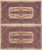 1923. 100K (2x) T:II,II/III