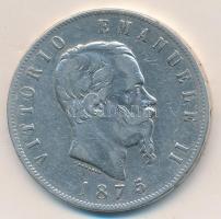 Olaszország 1875M BN 5L Ag "II. Viktor Emánuel" T:2-
Italy 1875M BN 5 Lire Ag "Vittor...