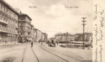 Fiume, Via del Lido, port