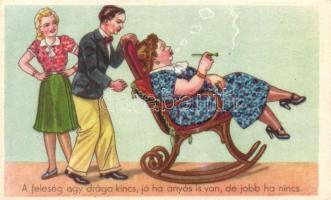 3 db RÉGI használatlan humoros grafikai motívumlap / 3 old unused humourous art postcards