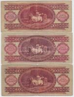 1949. 100Ft (3x) T:III,III-
Adamo F28