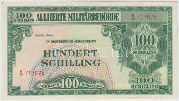 Ausztria/nemzetközi megszállás 1944. 100Sch T:II Austria/allied occupation 1944. 100 Schilling C:XF Krause 110