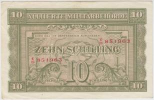 Ausztria/nemzetközi megszállás 1944. 10Sch T:II- Austria/allied occupation 1944. 10 Schilling C:VF Krause 106