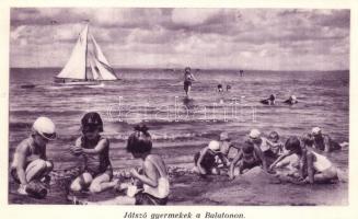 Balaton, Játszó gyermekek