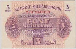 Ausztria / nemzetközi megszállás 1944. 5Sch T:I- 
Austria / allied occupation 1944. 5 Schilling C:AU...
