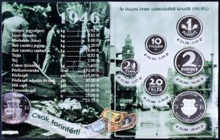 2006. "Mesterdarabok ezüstből 1946" 1946. 2f-5Ft Ag (6xklf) forgalmi sor utánverete eredet...