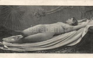 Erotic art postcard, nude photo