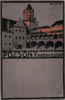 Pozsony, Városház udvar; Hardtmuth E. kiadása / town hall's yard s: Wimmer Feri (EM)