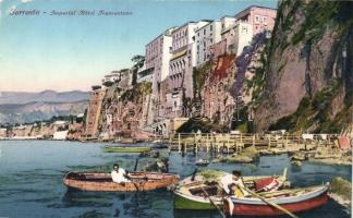 Sorrento, Imperial Hotel Tramontano, boats (EK)