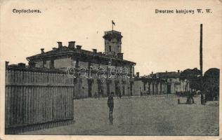 Czestochowa, Dworzec kolejowy W. W. / railway station (EK)