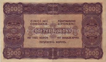 1923. 5000K "T.W." 40f fny-sal T:III/IV+