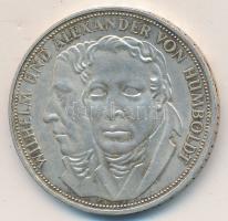 NSZK 1967F 5M Ag "Wilhelm és Alexander von Humboldt" T:2
GFR 1967F 5 Mark Ag "Wilhelm...