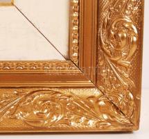 Restaurált képkeret, fa, újszerű állapotban, belső méret:70×100 cm, külső:87×116 cm