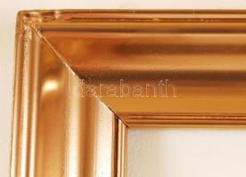 Restaurált képkeret, fa, újszerű állapotban, belső méret:41×90 cm, külső:49×99 cm