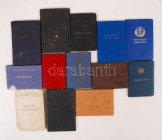 1950-1991 13 db különböző tagsági igazolvány