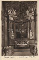 Pápa, Római katolikus templom, Oltár, belső (Rb)