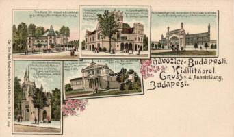 Budapest Ezredéves Kiállítás litho