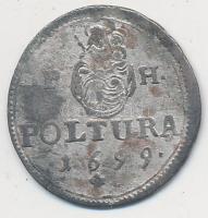 1699. Poltura Ag "I. Lipót" T:2-
Huszár: 1482., Unger II.: 1093.a