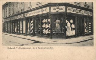 Budapest V. Koronaherceg utca 12., Mössmer József kereskedése a Menyasszonyhoz