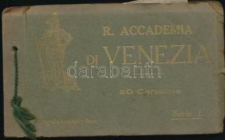 Venice, Venezia; - old postcard booklet with 18 cards