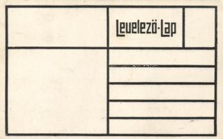 Budapest VI. Nyugati pályaudvar, Wiener Werkstätte stílusú művészlap s: Földes
