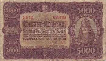 1923. 5000K "T.W." T:III/IV