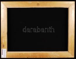 Dekoratív képkeret, fa, újszerű állapotban, belső méret: 50,5×70 külső: 64×83 cm