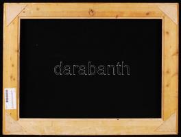 Dekoratív díszített képkeret, fa, újszerű állapotban, belső méret: 50,5×70 külső: 64×84 cm