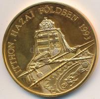 Bognár György (1944-) 1993. "Vitéz Nagybányai Horthy Miklós / Itthon hazai földben" aranyo...