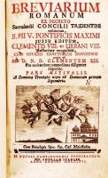 Breviarium Romanum..., Ex ducali campidionensi. 1766. hozzákötve Officia Propria patronorum Regni Hu...