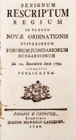 Ordo judiciarius pro omnibus tribunalibus et foris judiciariis Regni Hungariae praescriptus. Cum adn...