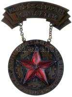 1951. "Kohászati Miniszter / Sztálin Vasmű Emlékérem" Br kitüntetés eredeti adományozói dísztokban T:1 Hungary 1951. "Metallurgical Minister / Stalin Ironworks Medal" bronze decoration in original box C:UNC