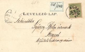 Versec, Ferenc József tér / Franz Joseph square, litho