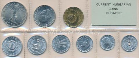 1982. 2f-10Ft 9db klf érmés forgalmi sor fóliatokban T:1