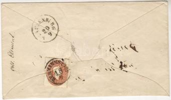 1826 Újságdarab osztrák szignettával